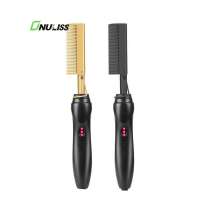 Electric Multifunctional Iron Hotcombs Hair Straightener Brushes And Combs Straight Professional Hair Combs